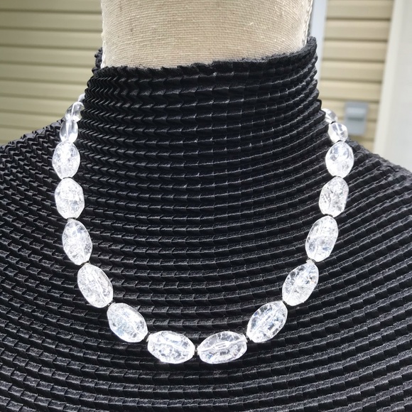 Jewelry - Crackled Quartz Necklaces Fire and Ice necklace